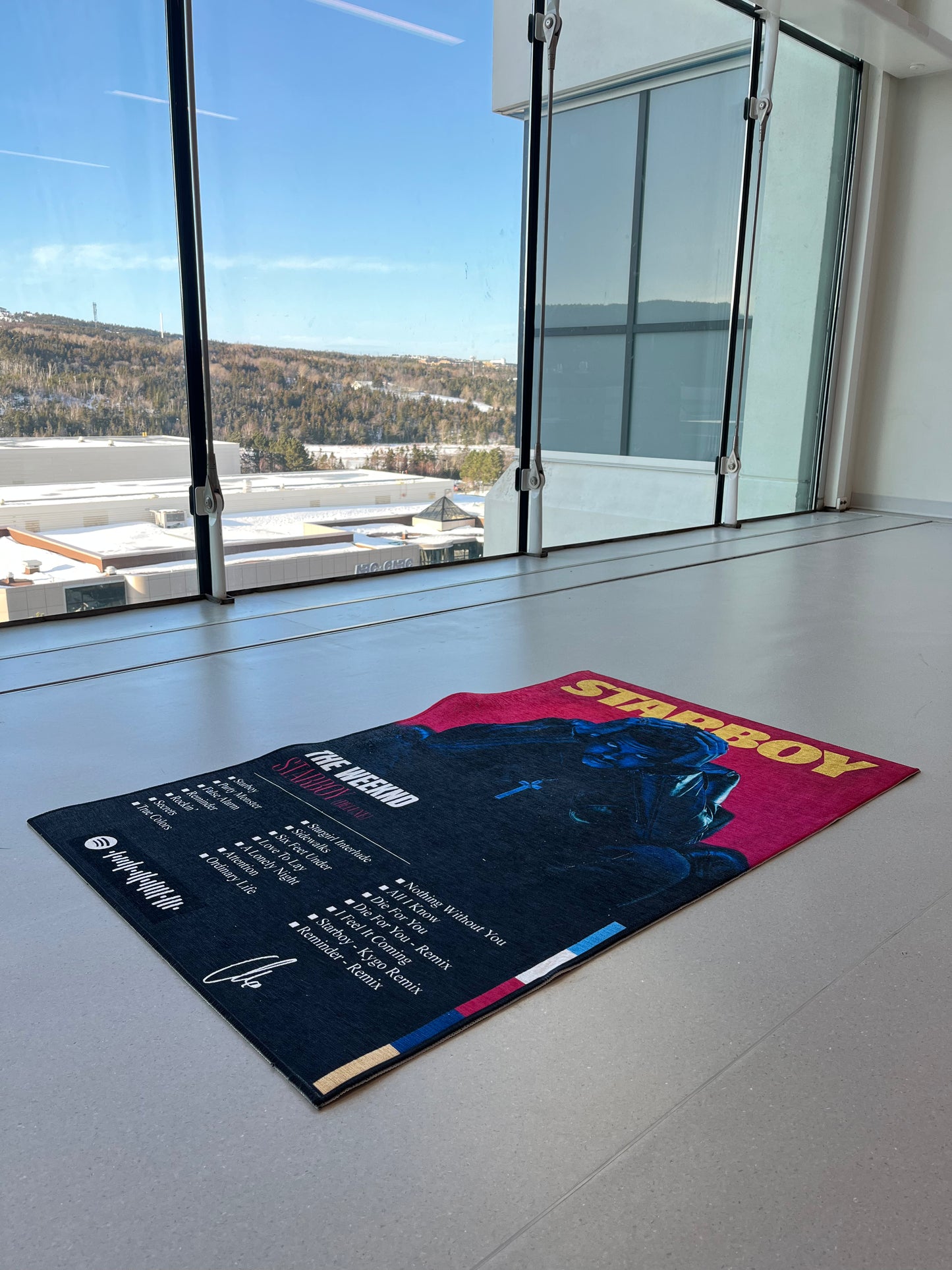 Weeknd's Starboy Album Rug