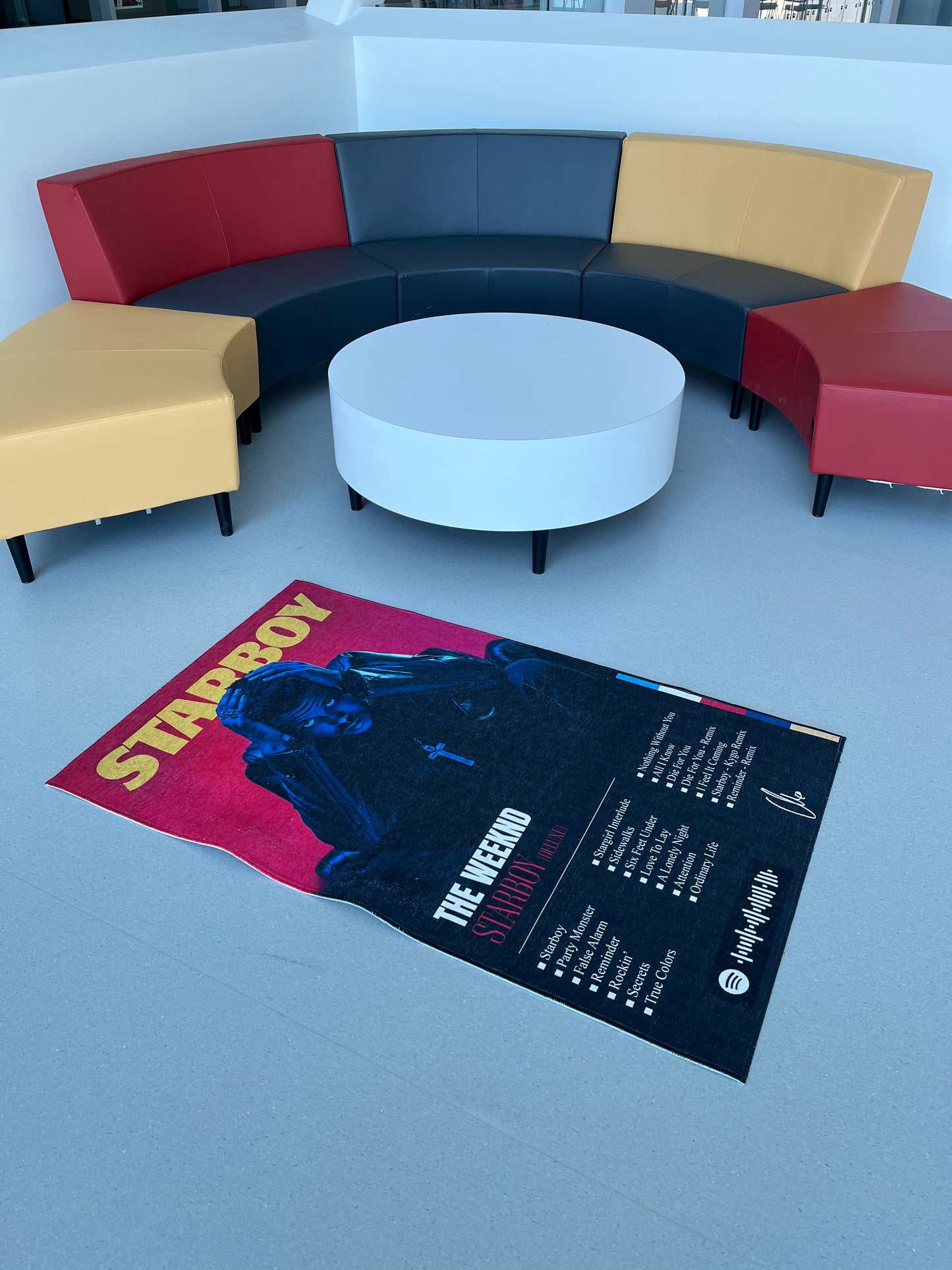 Weeknd's Starboy Album Rug