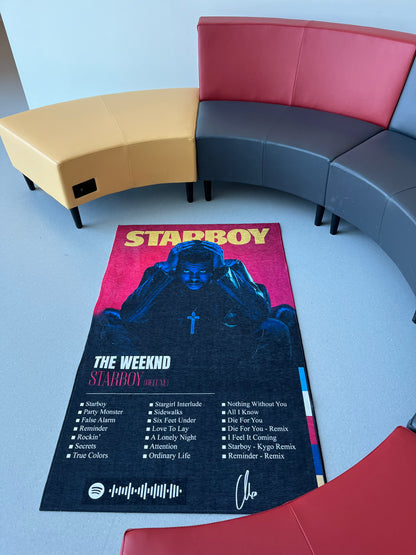 Weeknd's Starboy Album Rug
