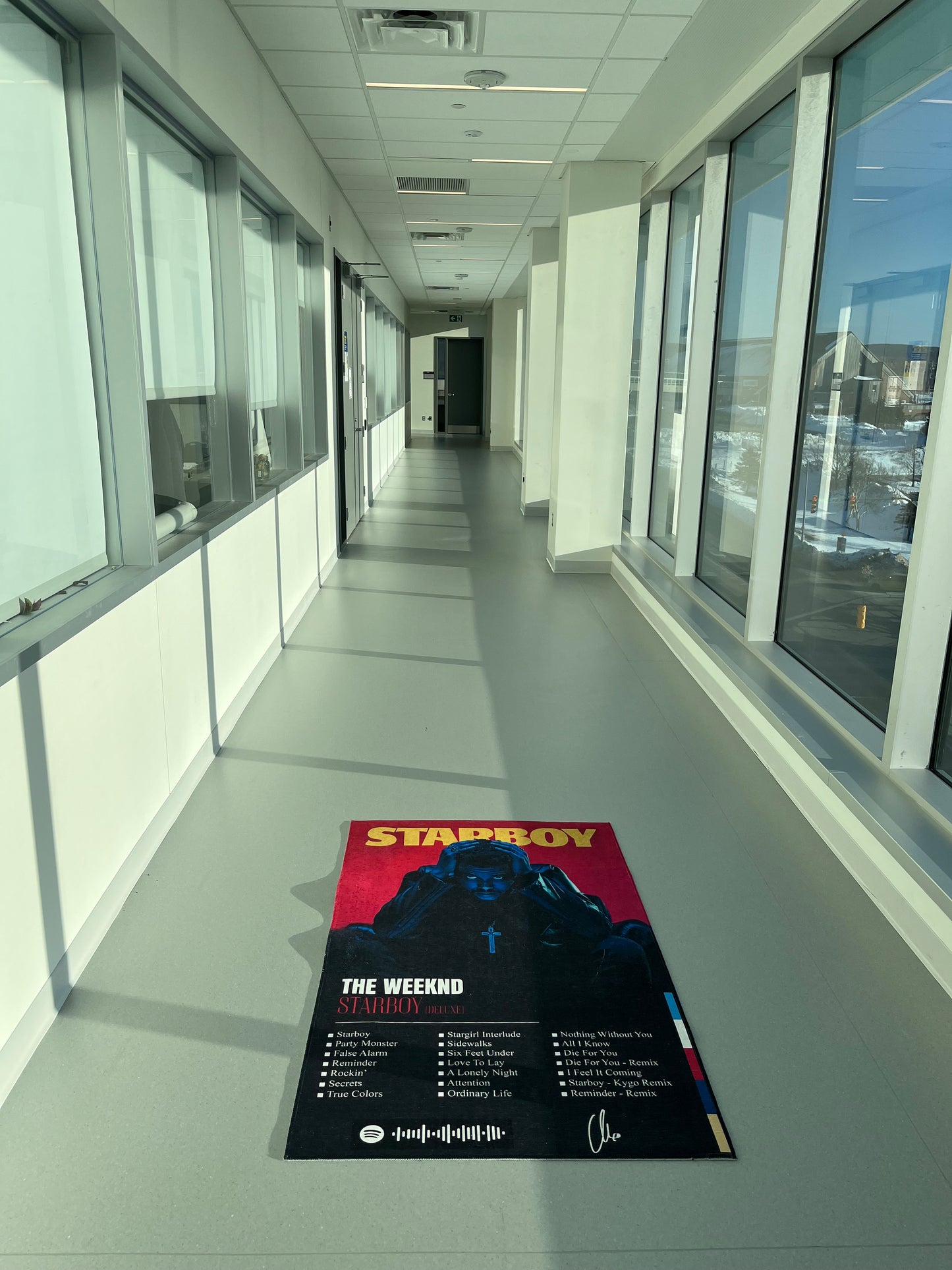 Weeknd's Starboy Album Rug