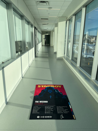 Weeknd's Starboy Album Rug