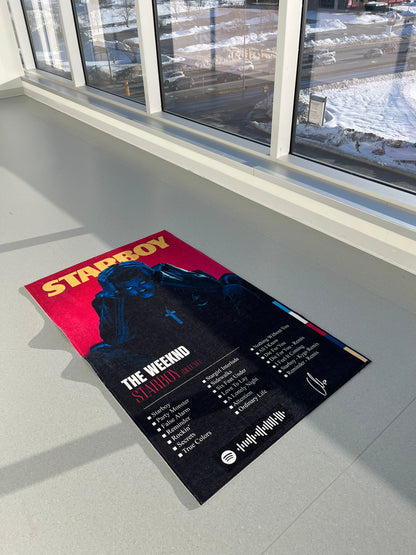 Weeknd's Starboy Album Rug